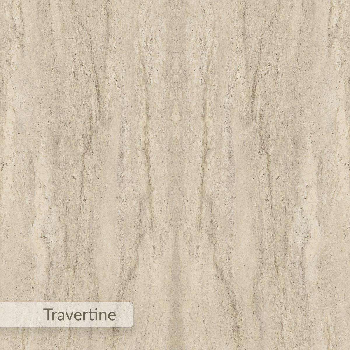 Travertine stone texture panel for plant stand shelves.