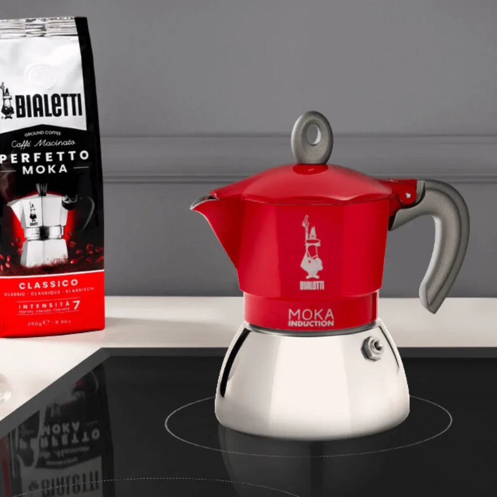 Bialetti Moka Induction Stovetop Coffee Maker - Bobobiy