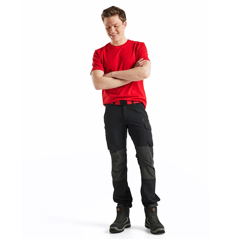 Blaklader-1422-4-Way-Stretch-Service-Work-Trousers-Black-Red-Workwear-Nation-Ltd-3187 - Bobobiy