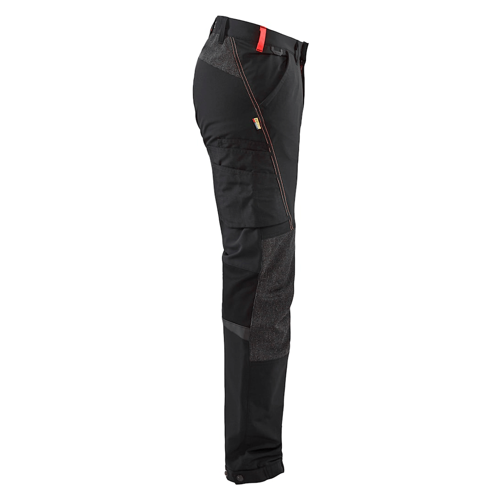 Blaklader-1422-4-Way-Stretch-Service-Work-Trousers-Black-Red-Workwear-Nation-Ltd-5779 - Bobobiy
