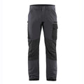 Blaklader-1422-4-Way-Stretch-Service-Work-Trousers-Mid-Grey-Black-Workwear-Nation-Ltd-1604 - Bobobiy