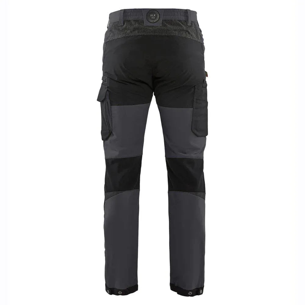 Blaklader-1422-4-Way-Stretch-Service-Work-Trousers-Mid-Grey-Black-Workwear-Nation-Ltd-196 - Bobobiy