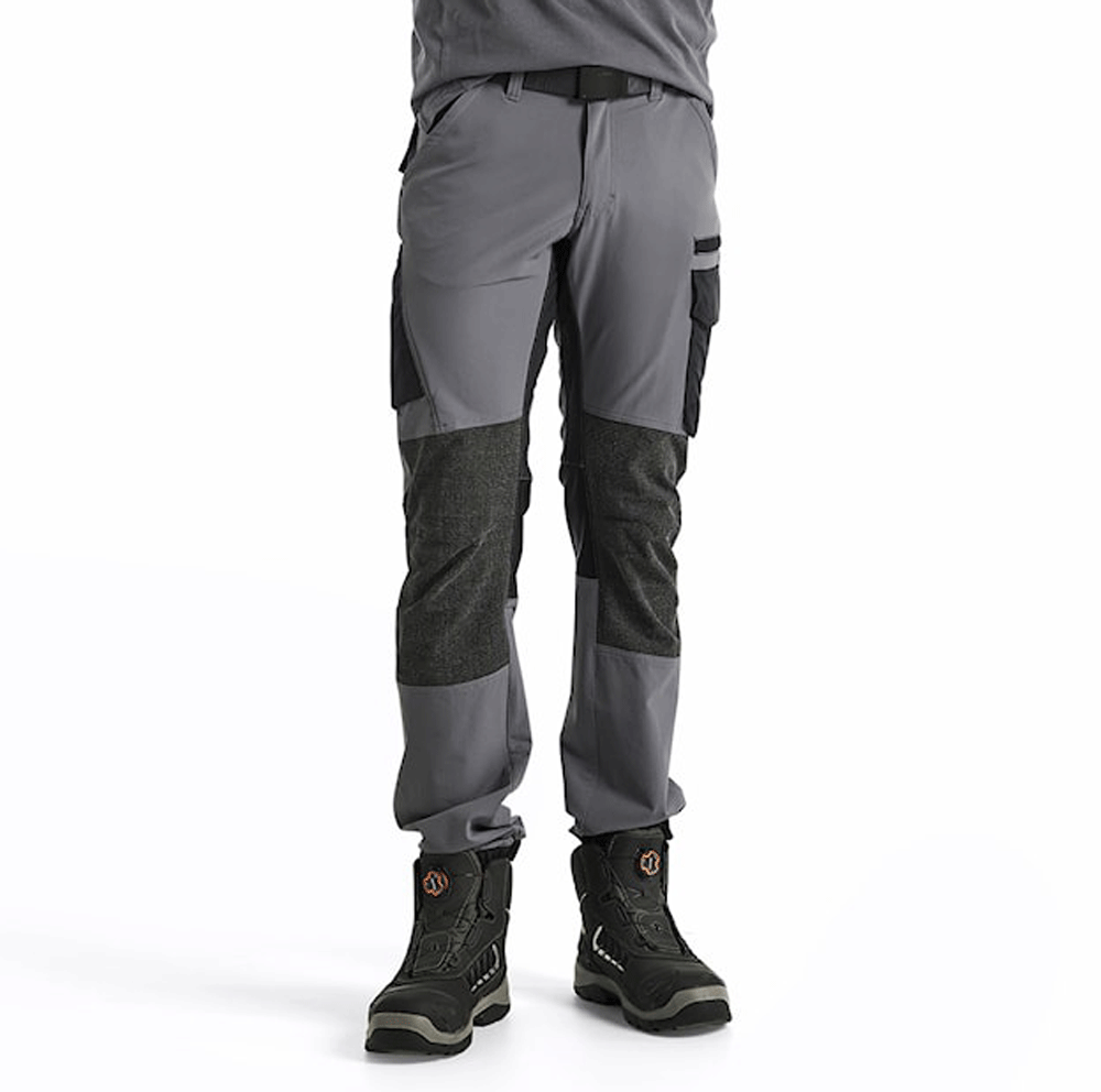 Blaklader-1422-4-Way-Stretch-Service-Work-Trousers-Mid-Grey-Black-Workwear-Nation-Ltd-4121 - Bobobiy
