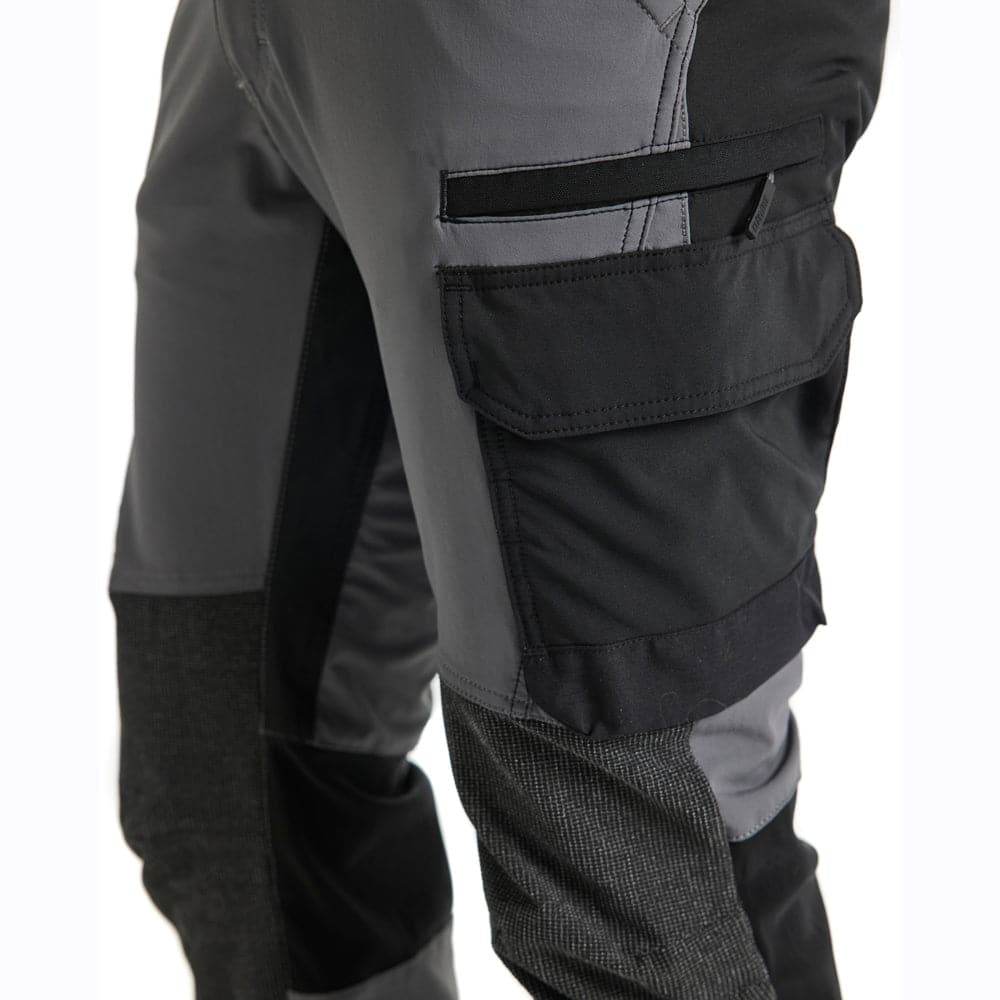 Blaklader-1422-4-Way-Stretch-Service-Work-Trousers-Mid-Grey-Black-Workwear-Nation-Ltd-9312 - Bobobiy