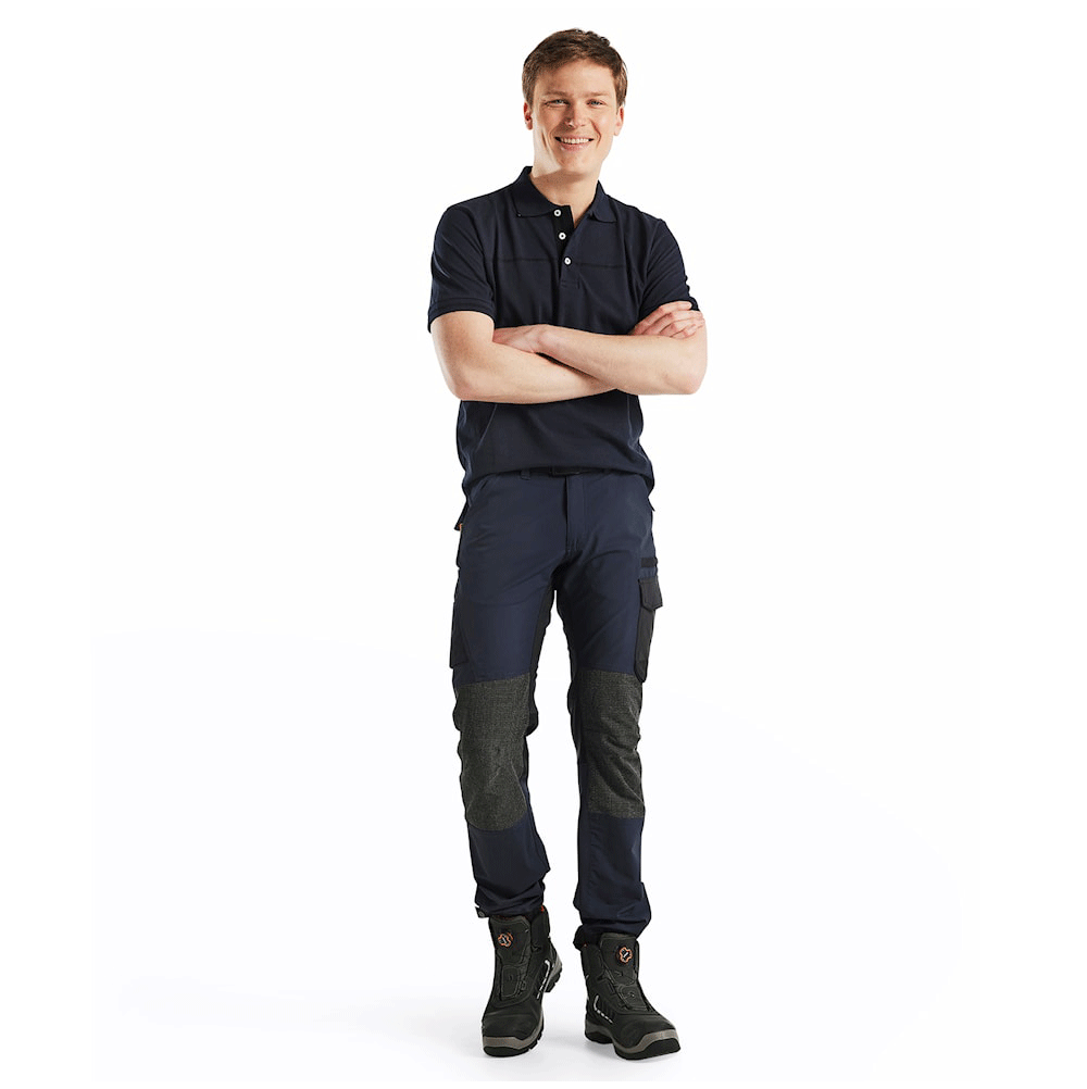 Blaklader-1422-4-Way-Stretch-Service-Work-Trousers-Navy-Blue-Black-Workwear-Nation-Ltd-241 - Bobobiy