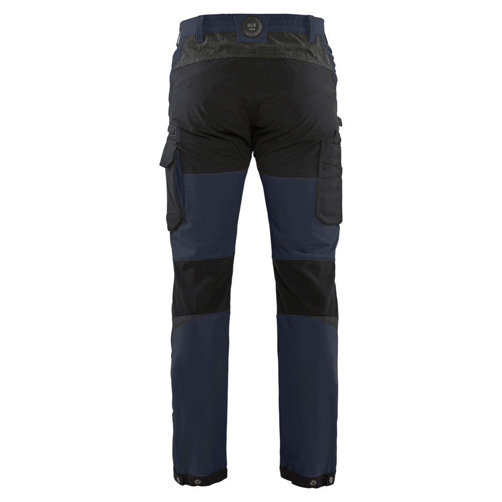 Blaklader-1422-4-Way-Stretch-Service-Work-Trousers-Navy-Blue-Black-Workwear-Nation-Ltd-5845 - Bobobiy