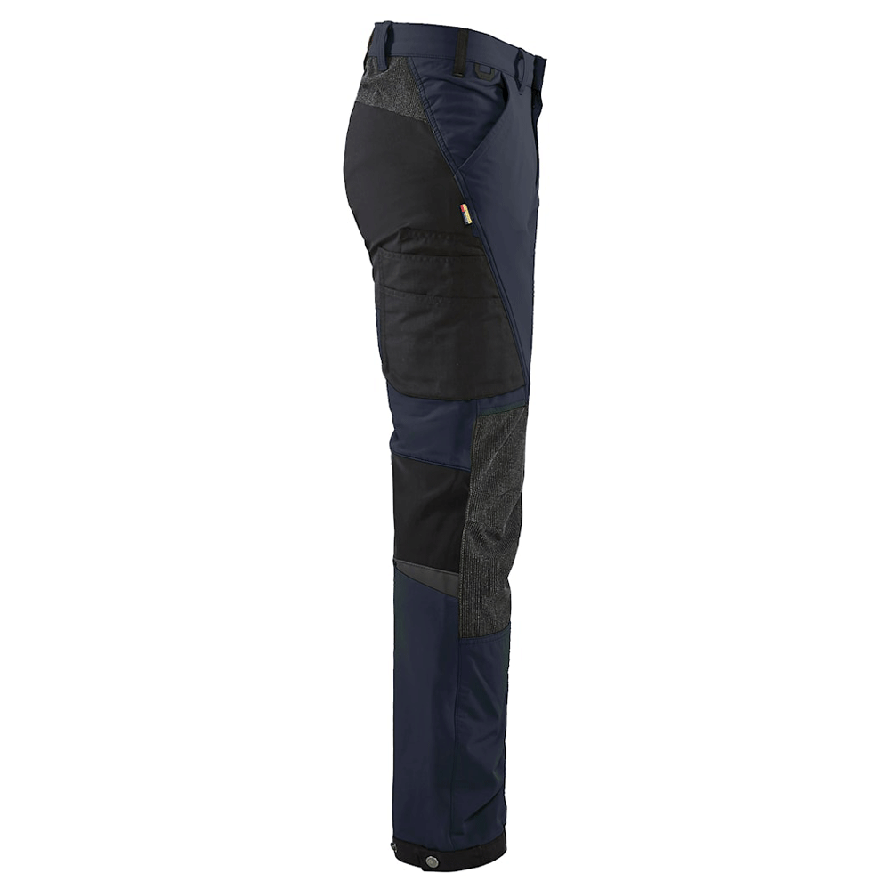 Blaklader-1422-4-Way-Stretch-Service-Work-Trousers-Navy-Blue-Black-Workwear-Nation-Ltd-6050 - Bobobiy