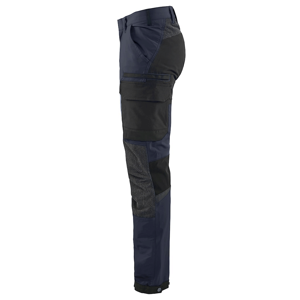 Blaklader-1422-4-Way-Stretch-Service-Work-Trousers-Navy-Blue-Black-Workwear-Nation-Ltd-9450 - Bobobiy