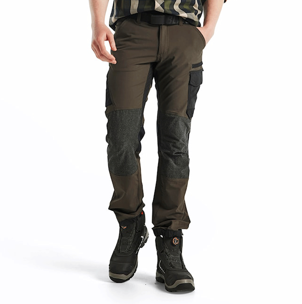 Blaklader-1422-4-Way-Stretch-Service-Work-Trousers-Olive-Green-Workwear-Nation-Ltd-2436 - Bobobiy