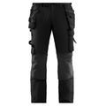 Blaklader-1522-Craftsmen-4-Way-Stretch-Trousers-with-Holster-Pockets-Black-Grey-Workwear-Nation-Ltd-9772 - Bobobiy