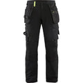 Blaklader-1522-Craftsmen-4-Way-Stretch-Trousers-with-Holster-Pockets-Black-Yellow-Workwear-Nation-Ltd-1944 - Bobobiy