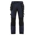 Blaklader-1522-Craftsmen-4-Way-Stretch-Trousers-with-Holster-Pockets-Navy-Black-Workwear-Nation-Ltd-7183 - Bobobiy