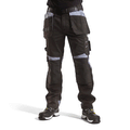 Blaklader-1555-Holster-Pocket-Craftsmen-Work-Trousers-Black-Grey-Workwear-Nation-Ltd-5806 - Bobobiy