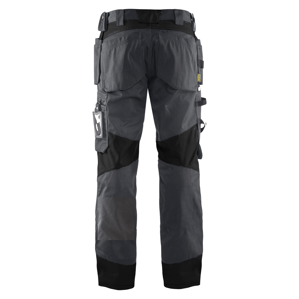 Blaklader-1555-Holster-Pocket-Craftsmen-Work-Trousers-Dark-Grey-Black-Workwear-Nation-Ltd-5199 - Bobobiy