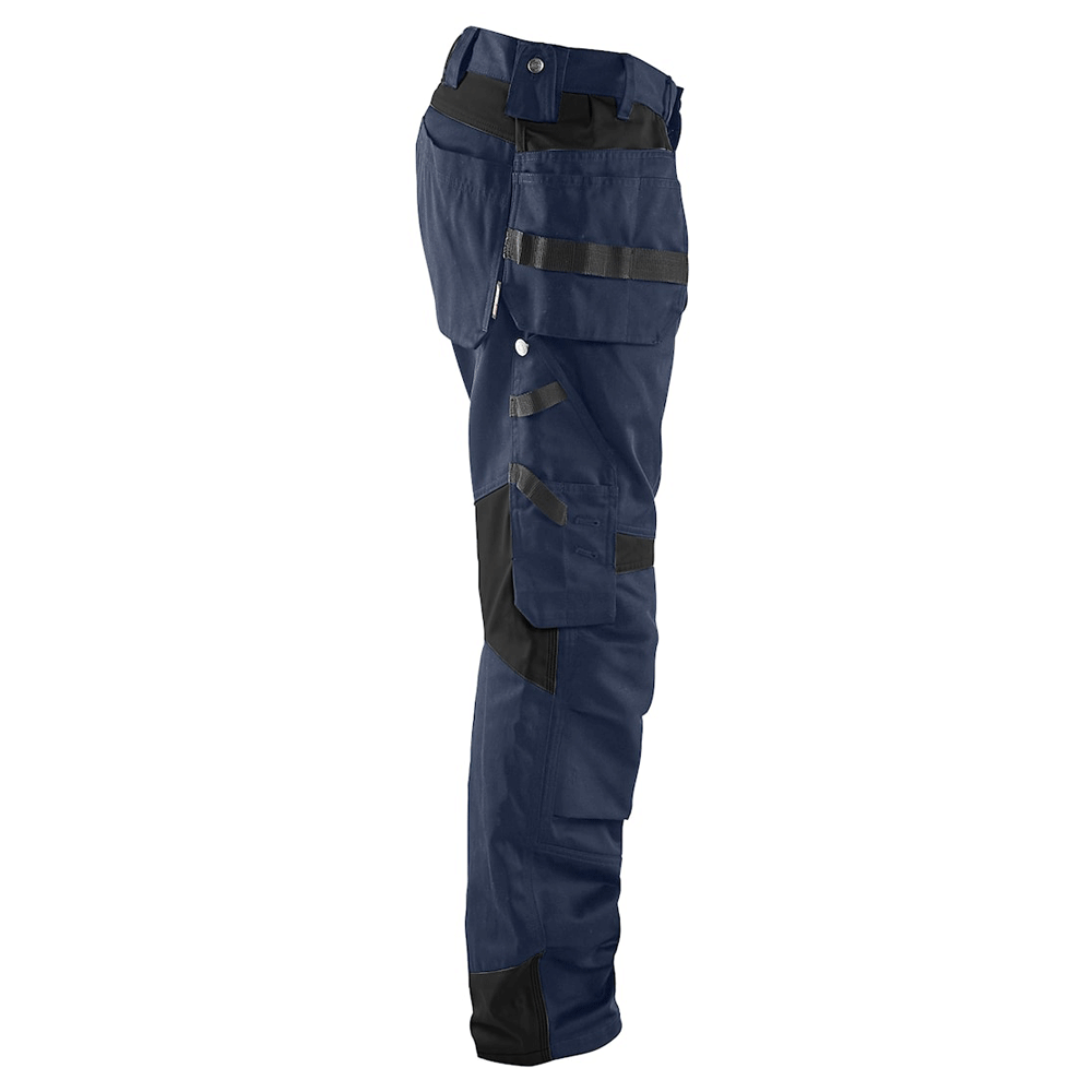 Blaklader-1555-Holster-Pocket-Craftsmen-Work-Trousers-Dark-Navy-Black-Workwear-Nation-Ltd-3769 - Bobobiy