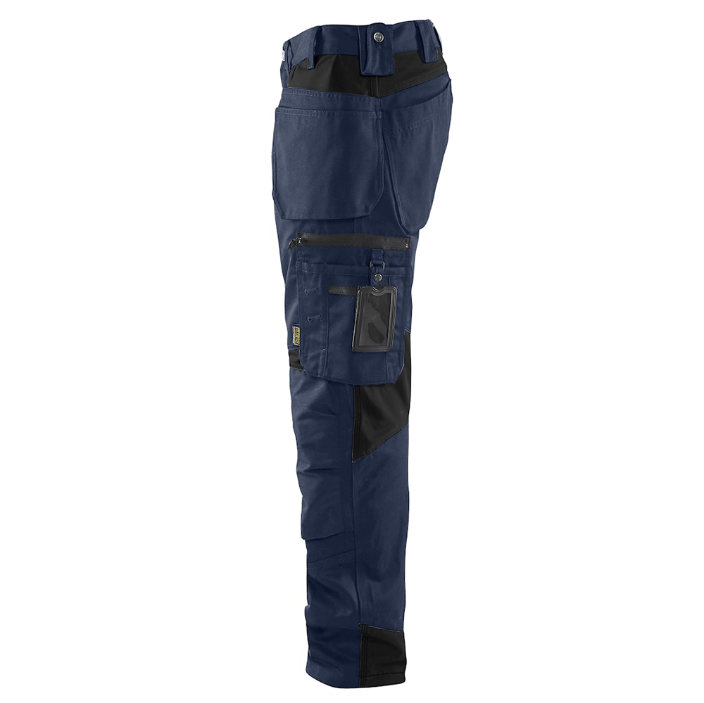 Blaklader-1555-Holster-Pocket-Craftsmen-Work-Trousers-Dark-Navy-Black-Workwear-Nation-Ltd-3995 - Bobobiy