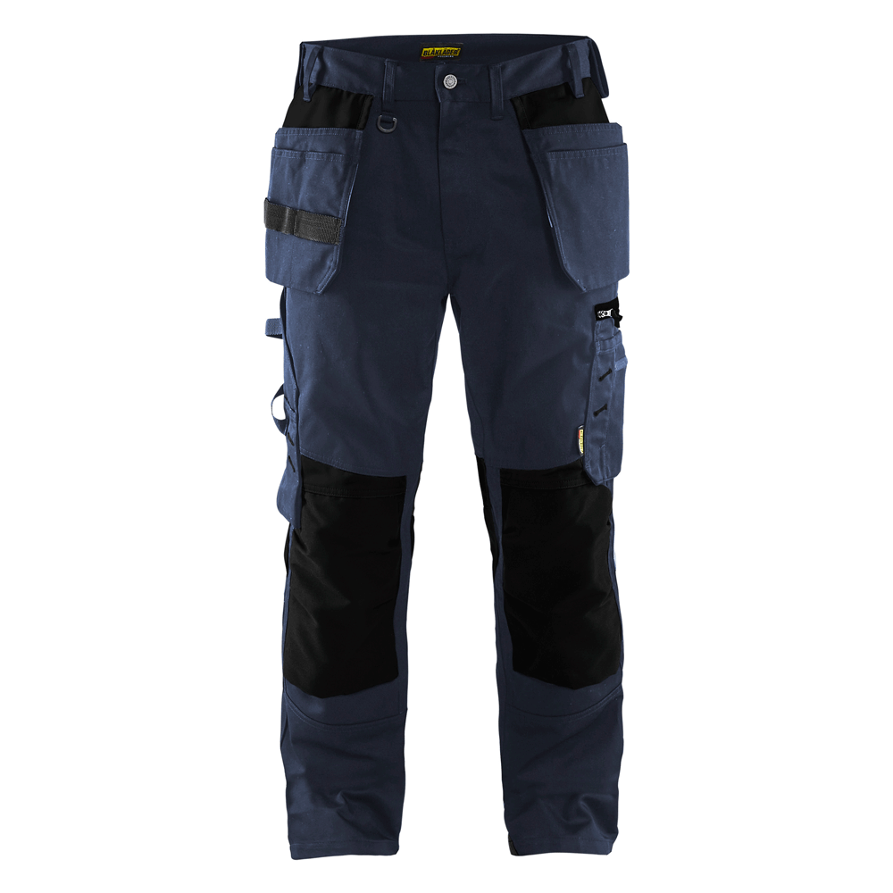 Blaklader-1555-Holster-Pocket-Craftsmen-Work-Trousers-Dark-Navy-Black-Workwear-Nation-Ltd-9562 - Bobobiy