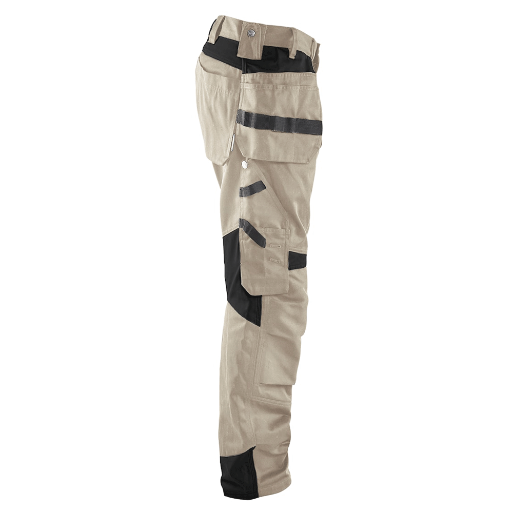 Blaklader-1555-Holster-Pocket-Craftsmen-Work-Trousers-Stone-Black-Workwear-Nation-Ltd-3527 - Bobobiy