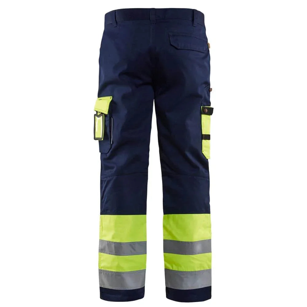 Blaklader-1584-Hi-Vis-Professional-Drivers-Work-Trousers-Blue-Yellow-Workwear-Nation-Ltd-2578 - Bobobiy