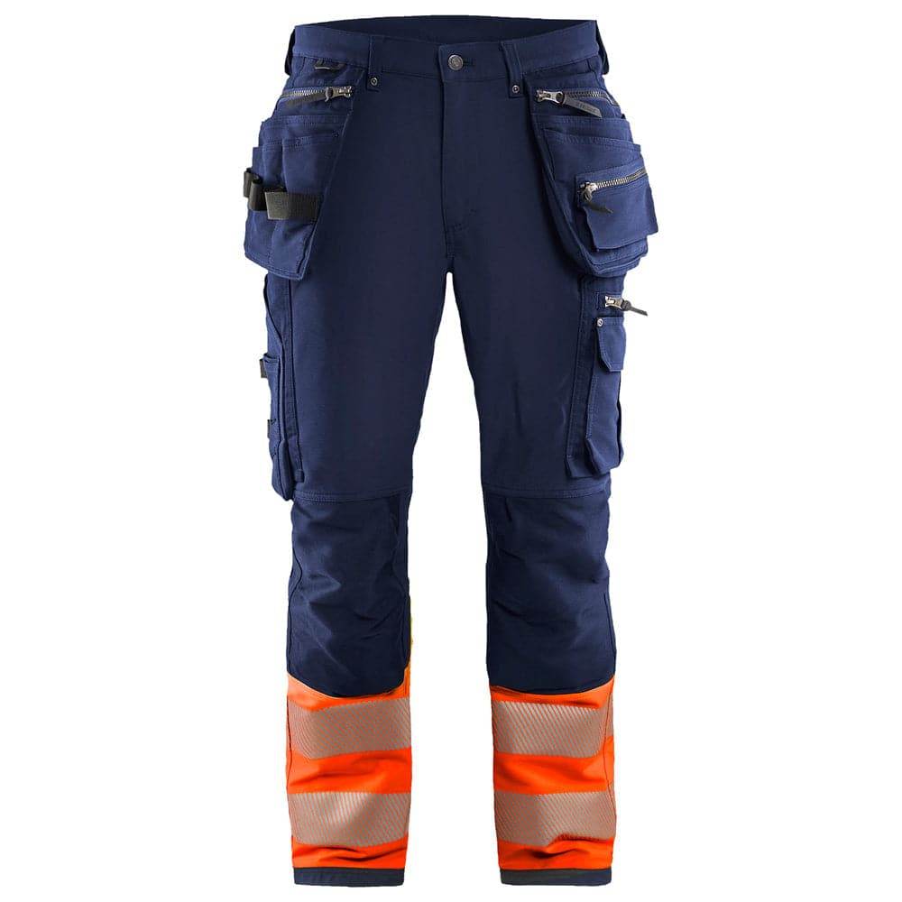 Blaklader-1993-Hi-Vis-4-Way-Stretch-Holster-Pocket-Work-Trousers-Workwear-Nation-Ltd-425 - Bobobiy