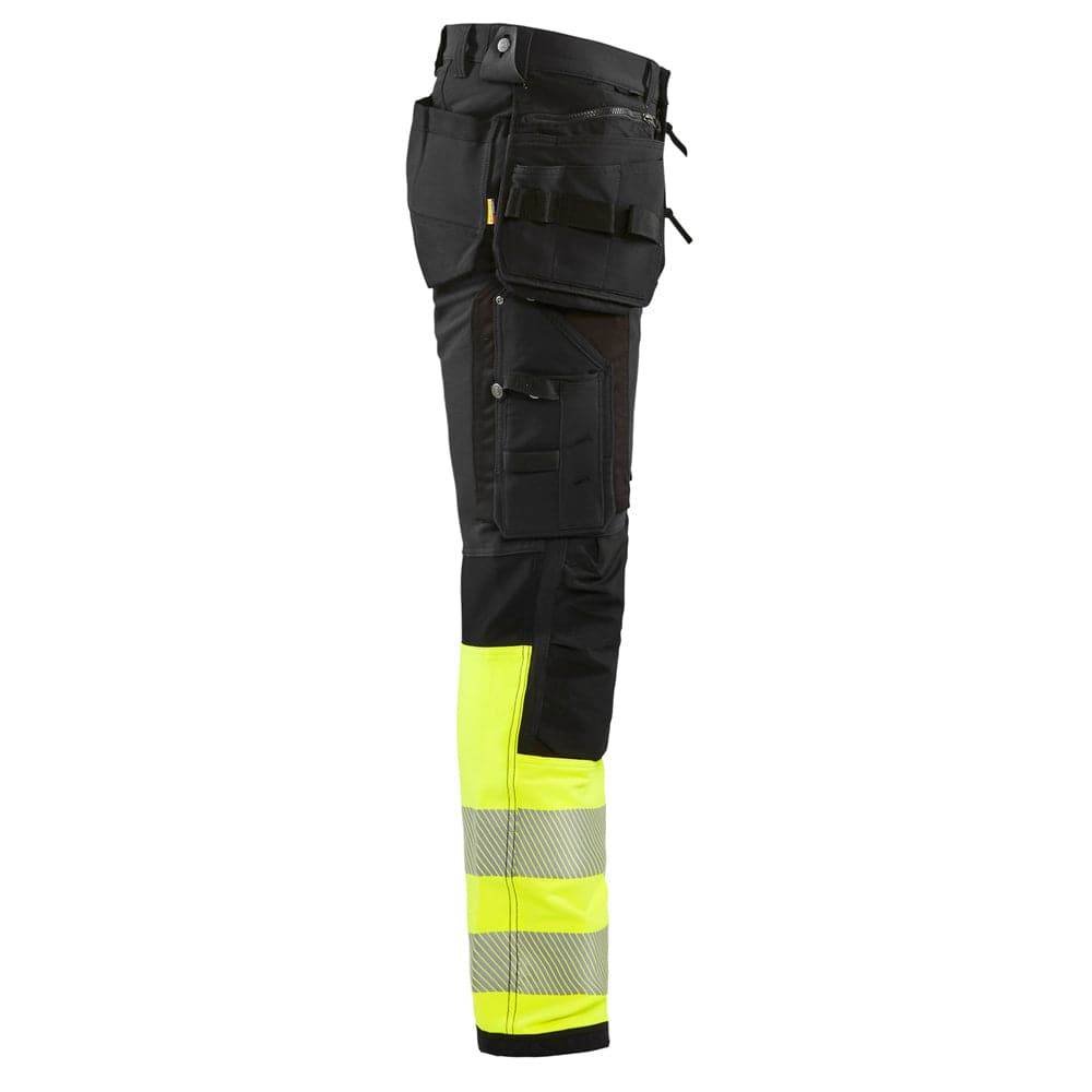 Blaklader-1993-Hi-Vis-4-Way-Stretch-Holster-Pocket-Work-Trousers-Workwear-Nation-Ltd-7232 - Bobobiy