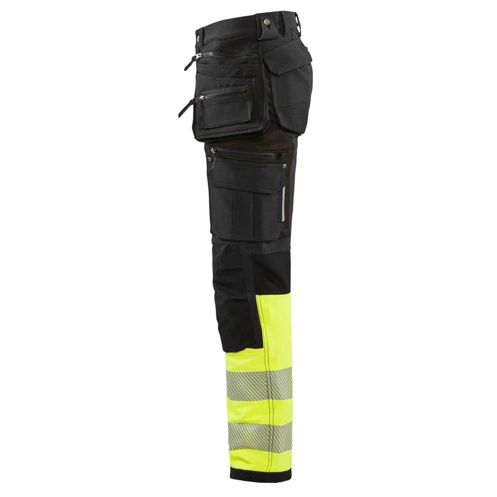 Blaklader-1993-Hi-Vis-4-Way-Stretch-Holster-Pocket-Work-Trousers-Workwear-Nation-Ltd-8070 - Bobobiy