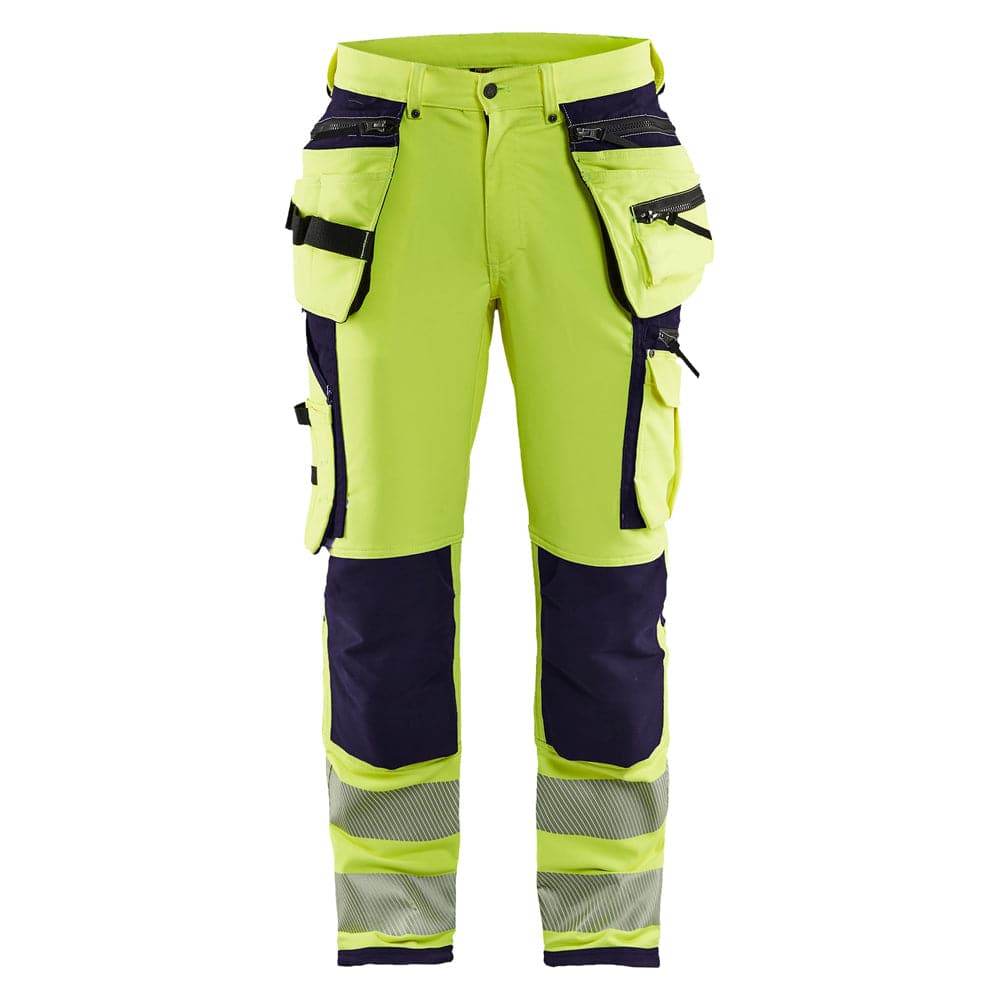 Blaklader-1997-Hi-Vis-4-Way-Stretch-Holster-Pocket-Kneepad-Work-Trousers-Workwear-Nation-Ltd-8189 - Bobobiy