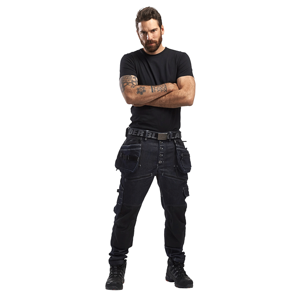 Blaklader-1999-Craftmens-Denim-Holster-Pocket-Stretch-Work-Trouser-X1900-Workwear-Nation-Ltd-8717 - Bobobiy