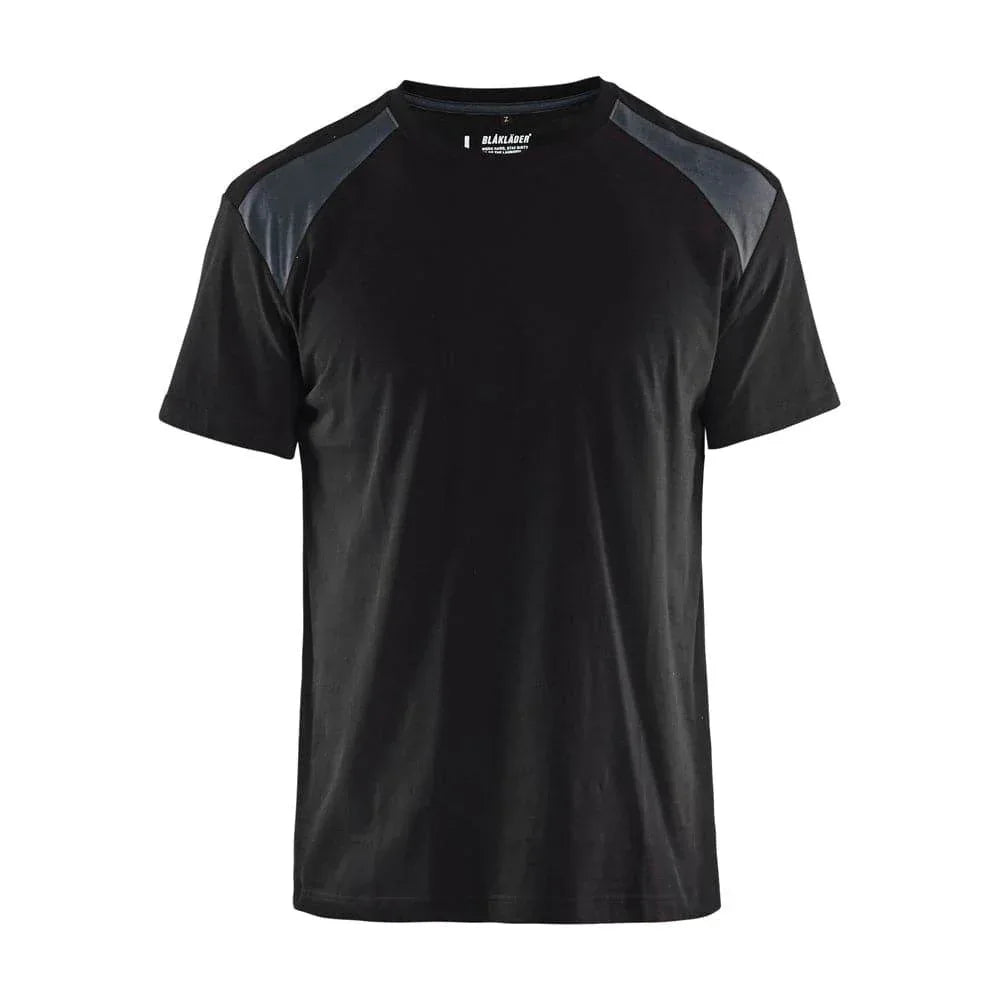 Blaklader-3379-Cotton-Two-Tone-Crew-Neck-Work-T-Shirt-Workwear-Nation-Ltd-1384 - Bobobiy