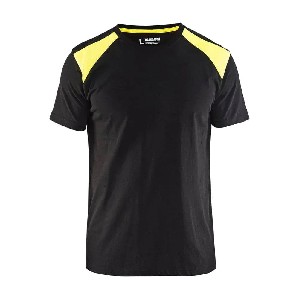 Blaklader-3379-Cotton-Two-Tone-Crew-Neck-Work-T-Shirt-Workwear-Nation-Ltd-3342 - Bobobiy