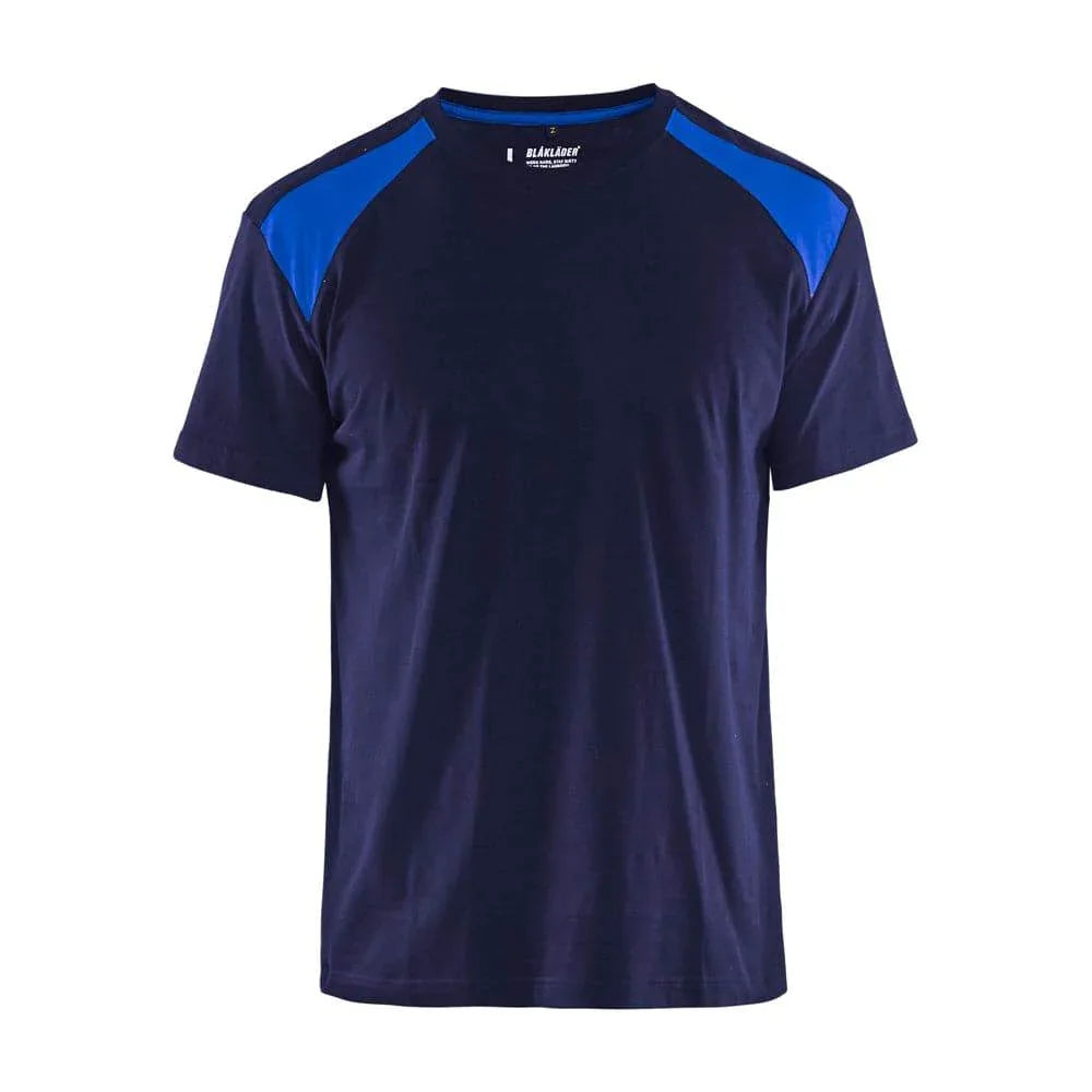 Blaklader-3379-Cotton-Two-Tone-Crew-Neck-Work-T-Shirt-Workwear-Nation-Ltd-3807 - Bobobiy