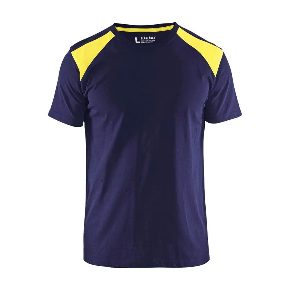Blaklader-3379-Cotton-Two-Tone-Crew-Neck-Work-T-Shirt-Workwear-Nation-Ltd-6994 - Bobobiy