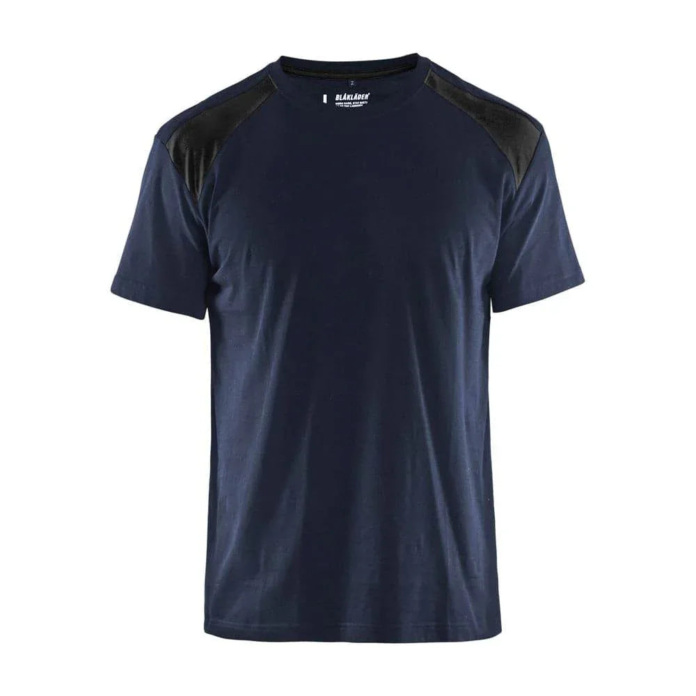 Blaklader-3379-Cotton-Two-Tone-Crew-Neck-Work-T-Shirt-Workwear-Nation-Ltd-7146 - Bobobiy
