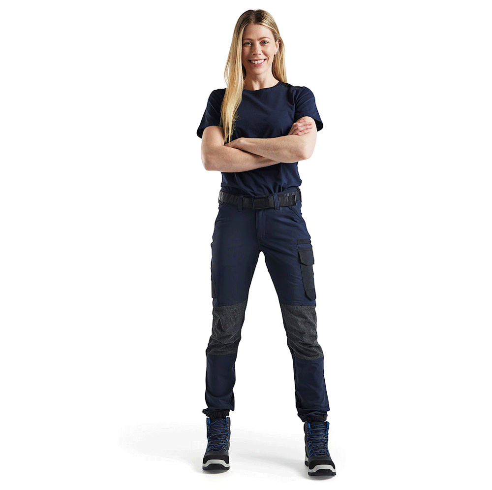 Blaklader-7122-Womens-4-Way-Stretch-Service-Work-Trouser-Workwear-Nation-Ltd-4708 - Bobobiy