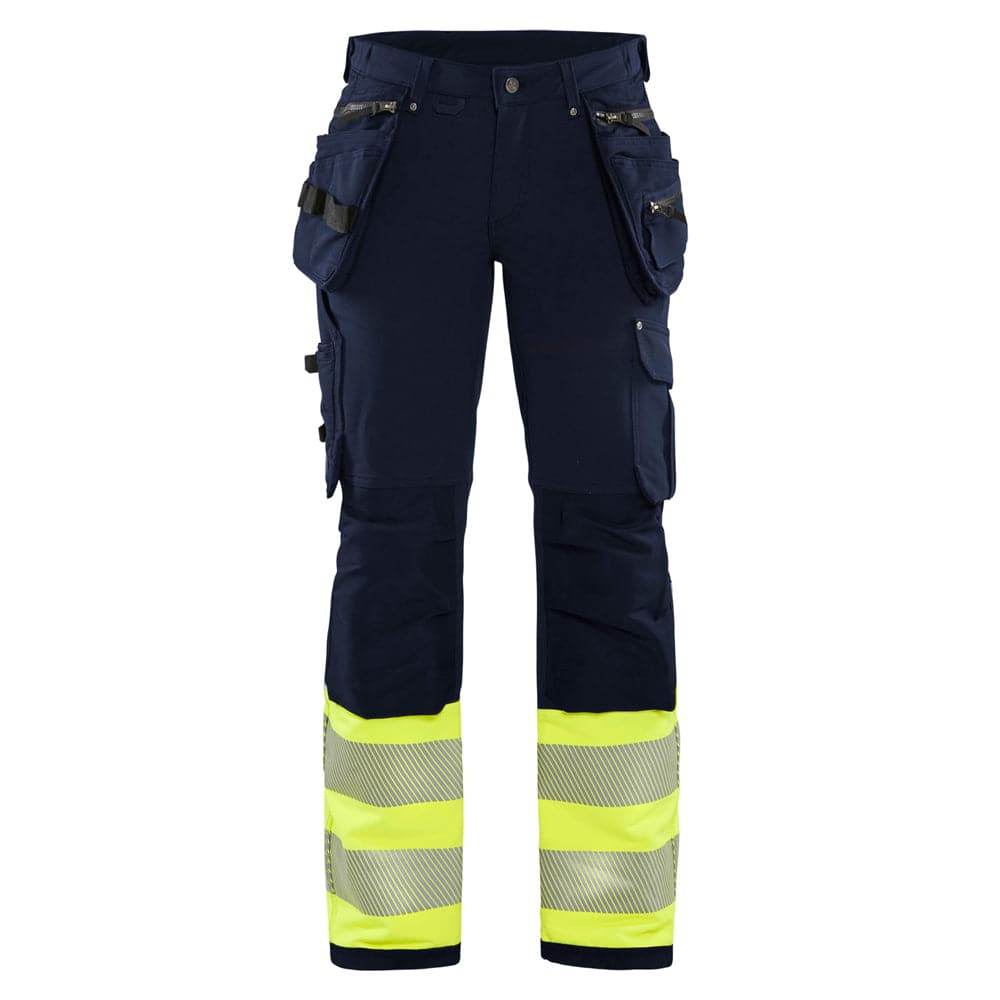 Blaklader-7193-Women-s-Hi-Vis-4-Way-Stretch-Holster-Pocket-Trousers-Workwear-Nation-Ltd-5965 - Bobobiy