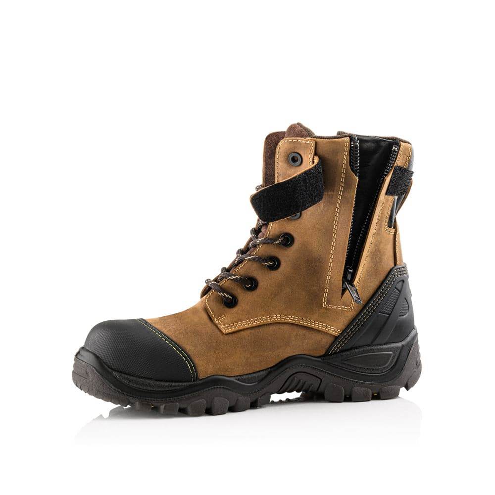 Buckler-BSH008-S3-HRO-SRC-WRU-Dark-Brown-High-Leg-Style-Safety-Lace-Zip-Boot-Workwear-Nation-Ltd-7290 - Bobobiy
