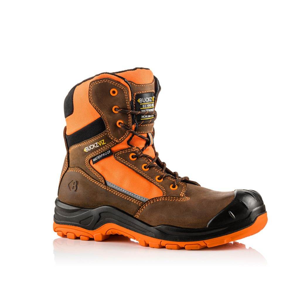 Buckler-BVIZ1-S3-360-High-Visibility-Metal-Free-Waterproof-Safety-Lace-Zip-Boot-Workwear-Nation-Ltd-7247 - Bobobiy