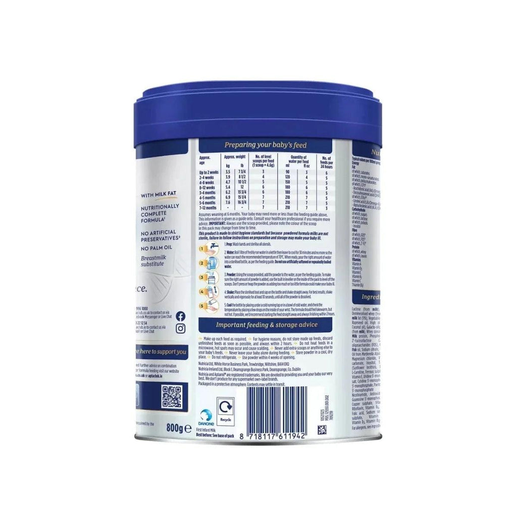 Aptamil Advanced 1 First Infant Milk from Birth 800g