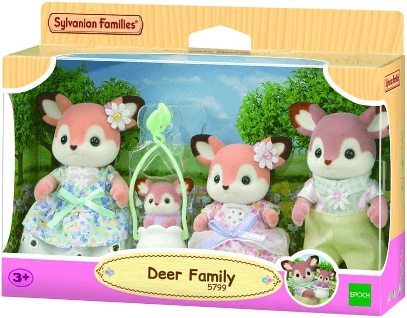 Sylvanian Families Deer Family Toy Playset for Ages 3 and Up