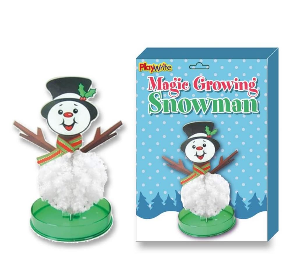 Children's Magic Growing Crystal Snowman Experiment Kit for Ages 3+