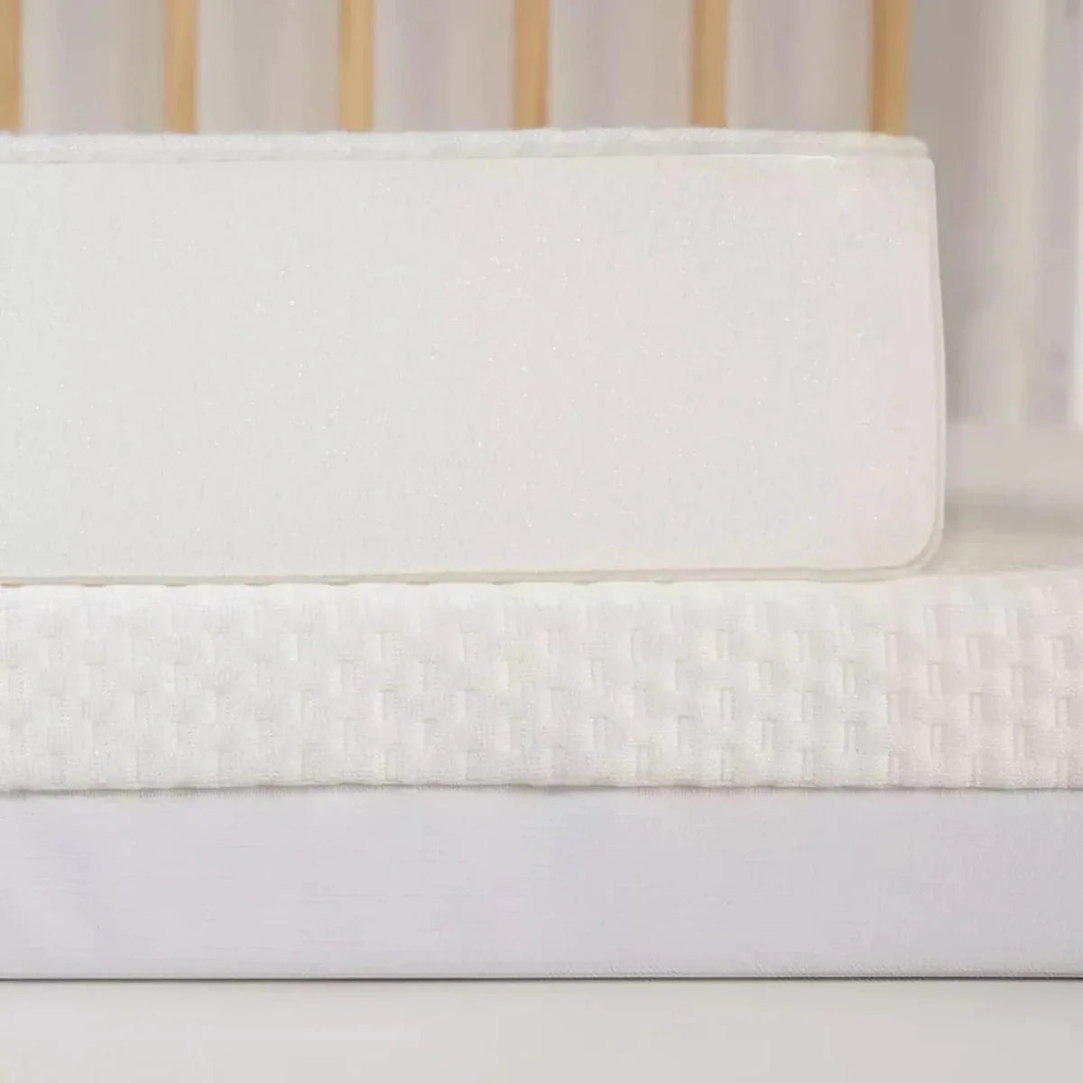 CuddleCo Lullaby Hypo-Allergenic Bamboo Foam Cot Bed Mattress 140 x 70cm
