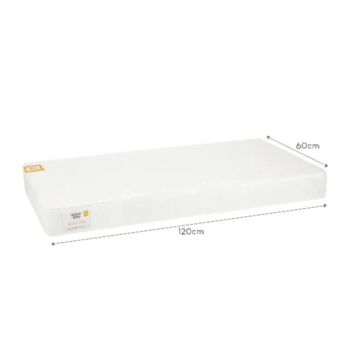 CuddleCo Mother&Baby Rose Gold Anti-Allergy Sprung Cot Mattress 120 x 60cm