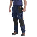Carhartt 100233 Multi Pocket Ripstop Pant Work Trouser Navy, 40" Waist 30" Leg - Bobobiy