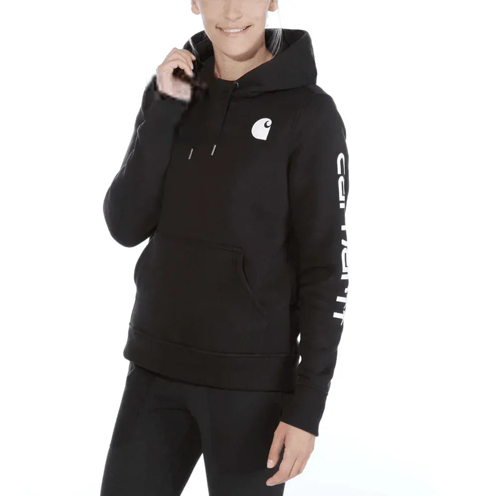Carhartt-102791-Womens-Clarksburg-Relaxed-Fit-Midweight-Logo-Sleeve-Sweatshirt-Workwear-Nation-Ltd-7102 - Bobobiy