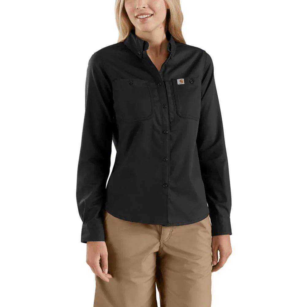 Carhartt-103106-Rugged-Professional-Series-Relaxed-Fit-Canvas-Long-Sleeve-Work-Shirt-Workwear-Nation-Ltd-4351 - Bobobiy