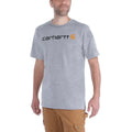 Carhartt short sleeve logo graphic T-shirt, heather gray, relaxed fit