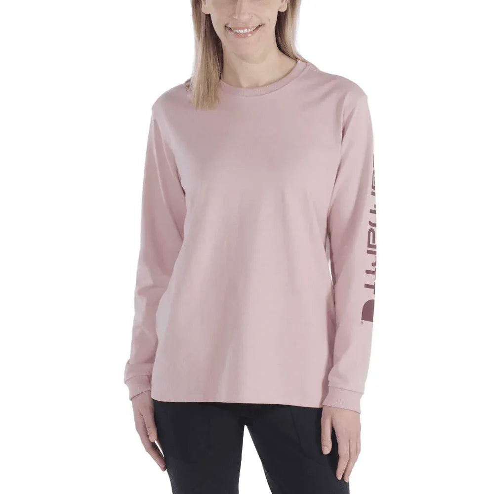 Carhartt-103401-Womens-Loose-Fit-Heavyweight-Long-Sleeve-Graphic-T-Shirt-Workwear-Nation-Ltd-6377 - Bobobiy