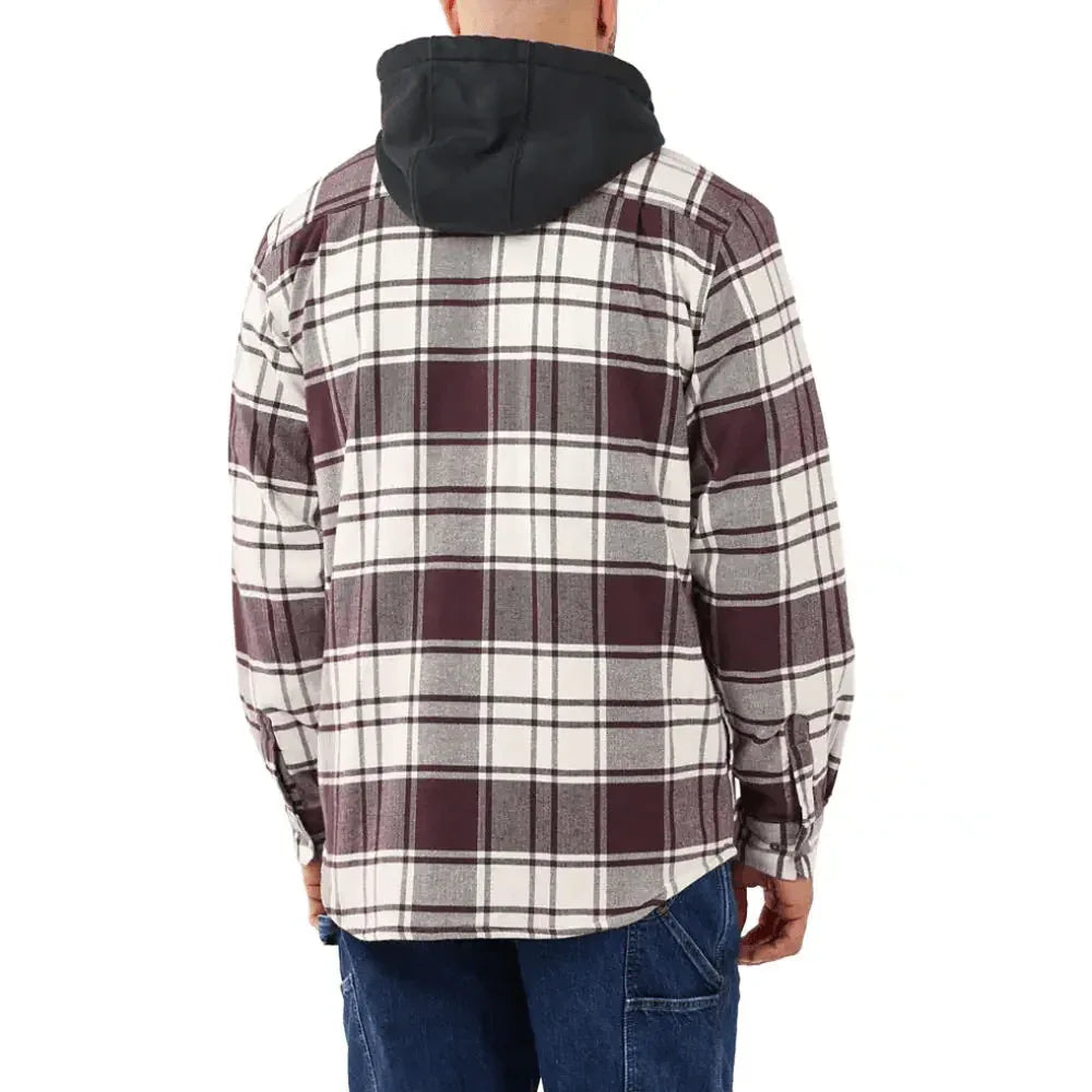 Carhartt-105621-Rugged-Flex-Relaxed-Fit-Flannel-Fleece-Lined-Hooded-Jac-Shirt-Workwear-Nation-Ltd-3817 - Bobobiy