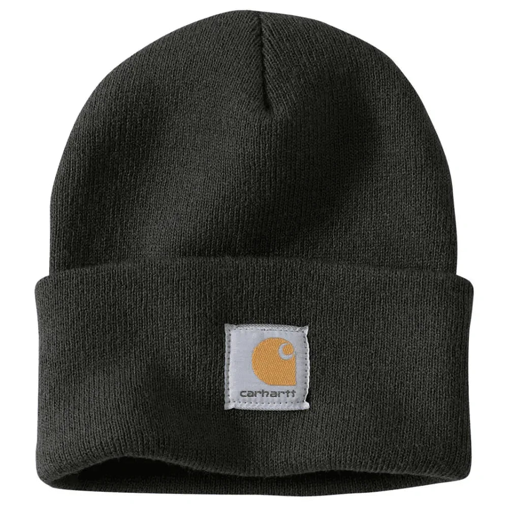 Carhartt-A18-Watch-Knitted-Cuff-Beanie-Hat-Workwear-Nation-Ltd-4900 - Bobobiy