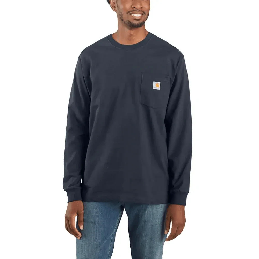 Carhartt-K126-Loose-Fit-Heavyweight-Long-Sleeve-Pocket-T-Shirt-Workwear-Nation-Ltd-5043 - Bobobiy
